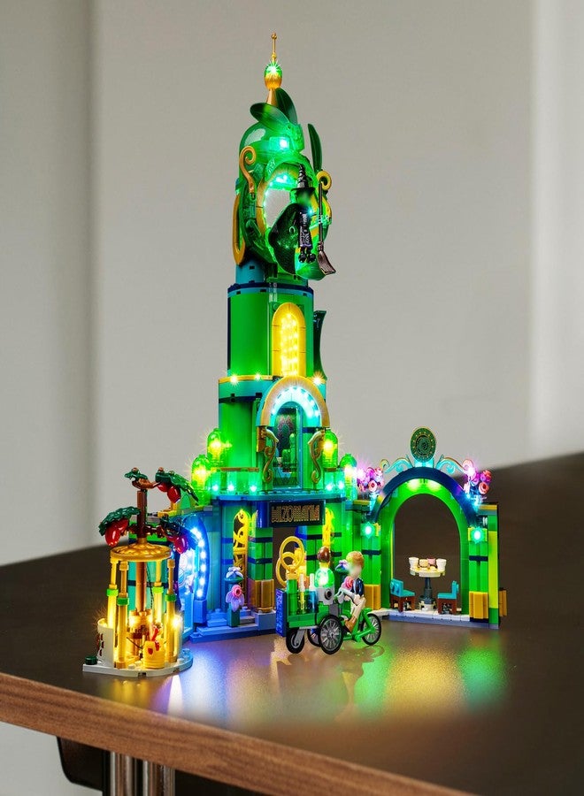 Kyglaring طقم إضاءة LED من Kyglaring متوافق مع مكعبات بناء Lego Welcome to Emerald City 75684، دليل تعليمات إضاءة مطور، أضواء فقط (النموذج غير متضمن)، إصدار كلاسيكي. - Image 4